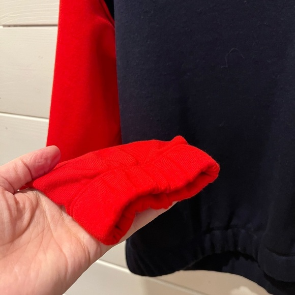 💙 Garage Colorblock Half-Zip Sweatshirt (G/L) - Picture 7 of 8